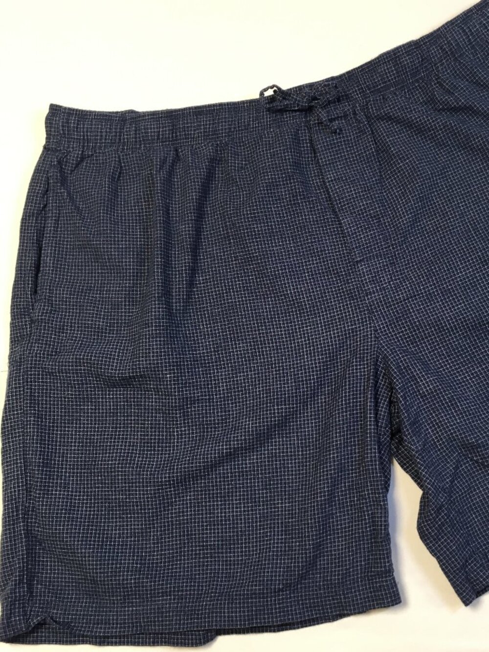Sleep, Lounge Shorts 2XL Cherokee Flannel Cotton Elastic Plus Drawstring Blue